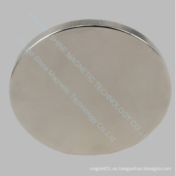 N50 Neodimio Magnet Disc Sinterización NdFeB Recubrimiento Níquel